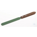 Spatola in acciaio inox rivestita in ptfe a lama flessibile manico in legno lunghezza mm 230 - 330503760 